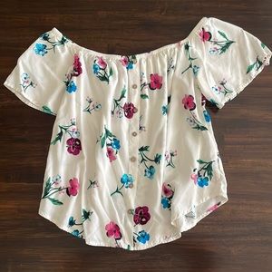 Floral Off-Shoulder Top